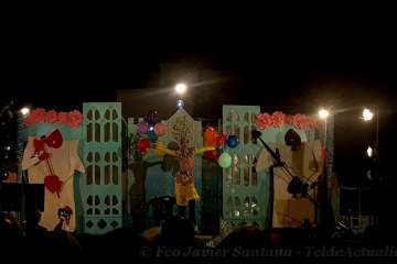 Drag Arush, reinona de las fiestas de Ayatima de Marzagán (Foto Francisco J. Santana)